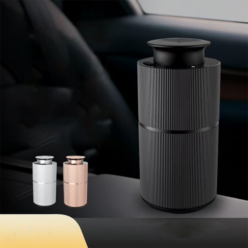 Home Fragrance Rituals - メタルボディスマートカーディフューザー ポータブル充電式水なしアロマネブライザー 家庭用オフィス用エッセンシャルオイルフレグランスマシン