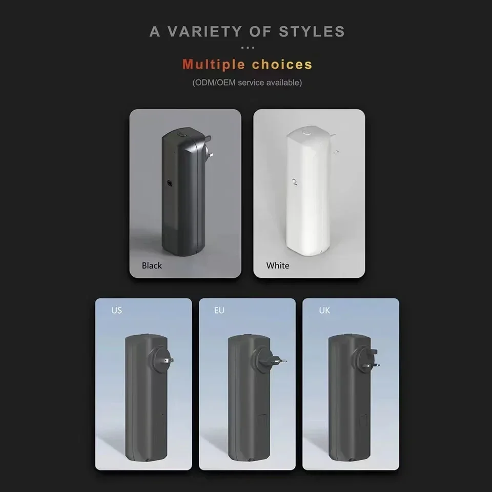 Home Fragrance Rituals - 壁掛け式プラグインエッセンシャルオイルディフューザー、フレグランス、香り、空気清浄機、Bluetoothアプリ制御付き、家庭用、オフィス用