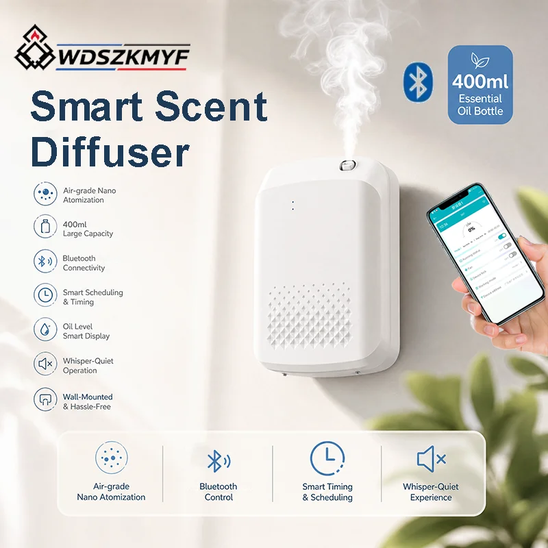 壁掛け式電動アロマディフューザー エッセンシャルオイル芳香機 - Home Fragrance Electric Diffuser のレビューと価格