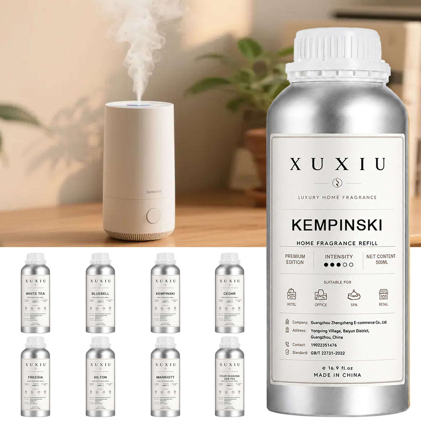 500mlフレグランスオイル補充液、屋内および屋外での使用に - Home Fragrance Use のレビューと価格