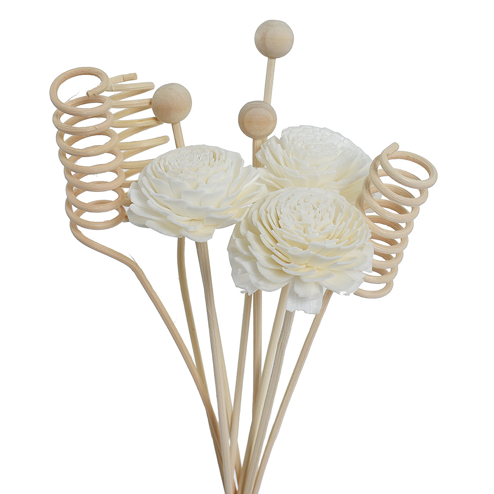 6 個/8 個/9 個造花籐リードフレグランスアロマディフュ - Reed Diffuser Set のレビューと価格