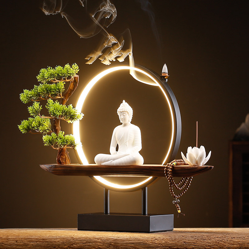 バクール香炉ホルダー仏陀香水ホームフレグランス香仏教用品禅ポ - Home Fragrance Zen のレビューと価格