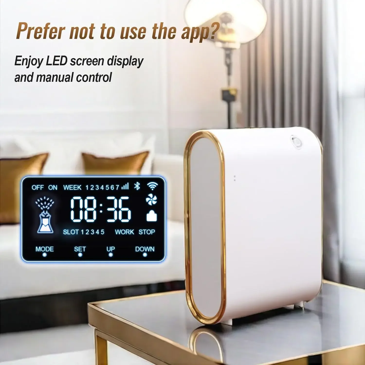 水なしルームフレグランスディフューザースマートアロマディフュ - Home Fragrance Electric Diffuser のレビューと価格