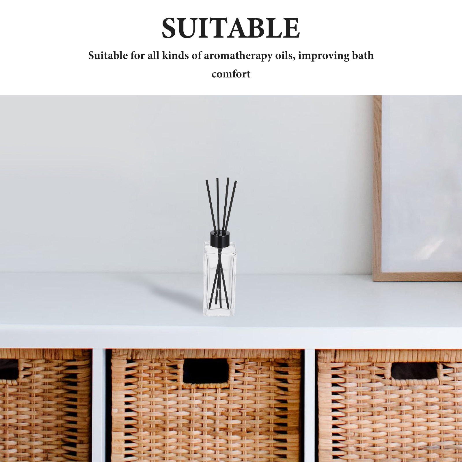 4 セットバスルームフレグランスディフューザーリード小型ミニ - Reed Diffuser Set のレビューと価格