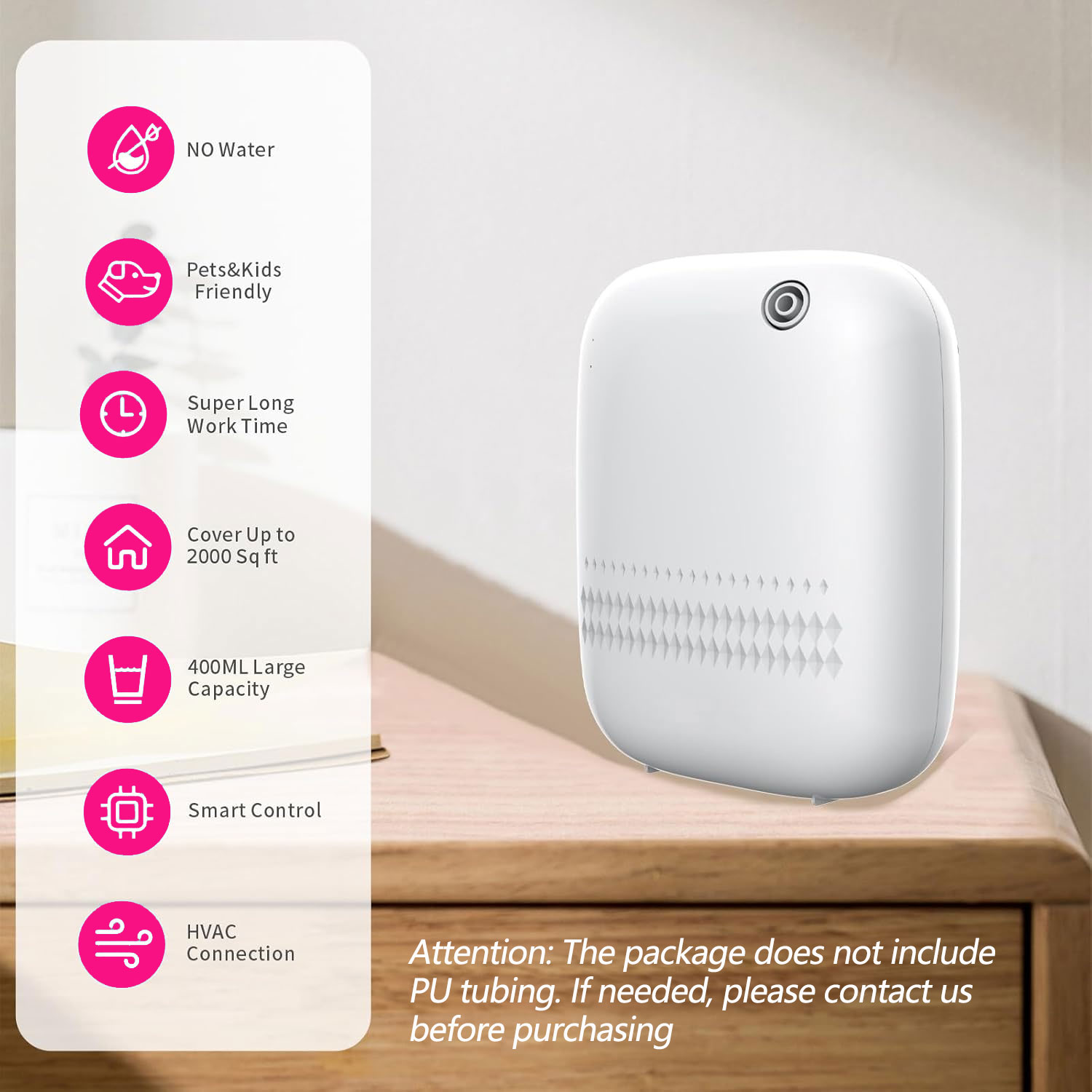 スマート小型壁掛けアロマディフューザーマシン自動噴霧エッセン - Home Fragrance Automatic Spray のレビューと価格
